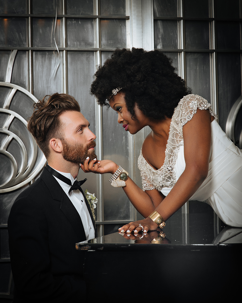 Art Deco Wedding Inspiration {N-joy Events} Photography: Prince Photography