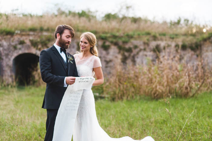 Abandoned Fort Elopement Inspiration from N-joy Weddings + Events Photography by Lance Nicoll Photography