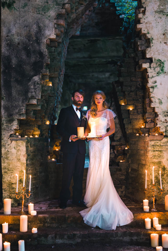 Abandoned Fort Elopement Inspiration from N-joy Weddings + Events Photography by Lance Nicoll Photography